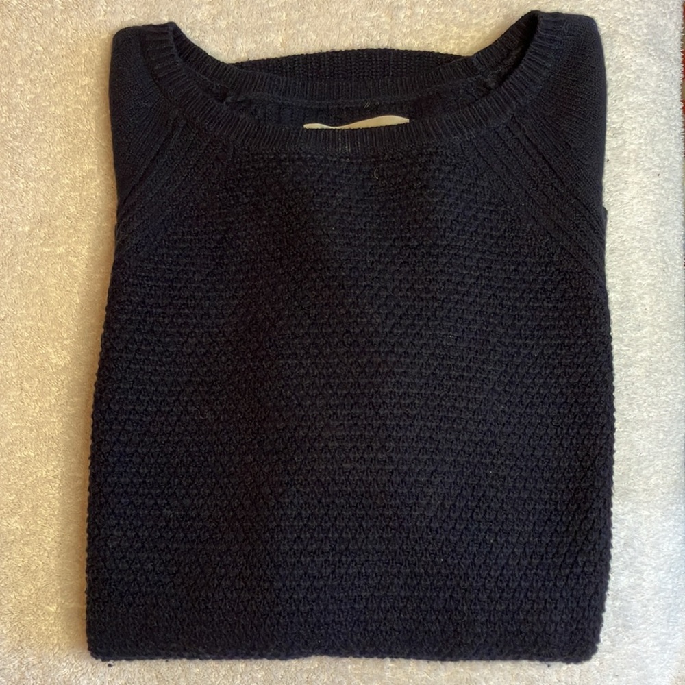 LOFT navy tunic sweater - Picture 1 of 10